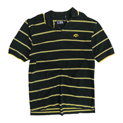 Vintage Hawkeyes Double Striped Polo