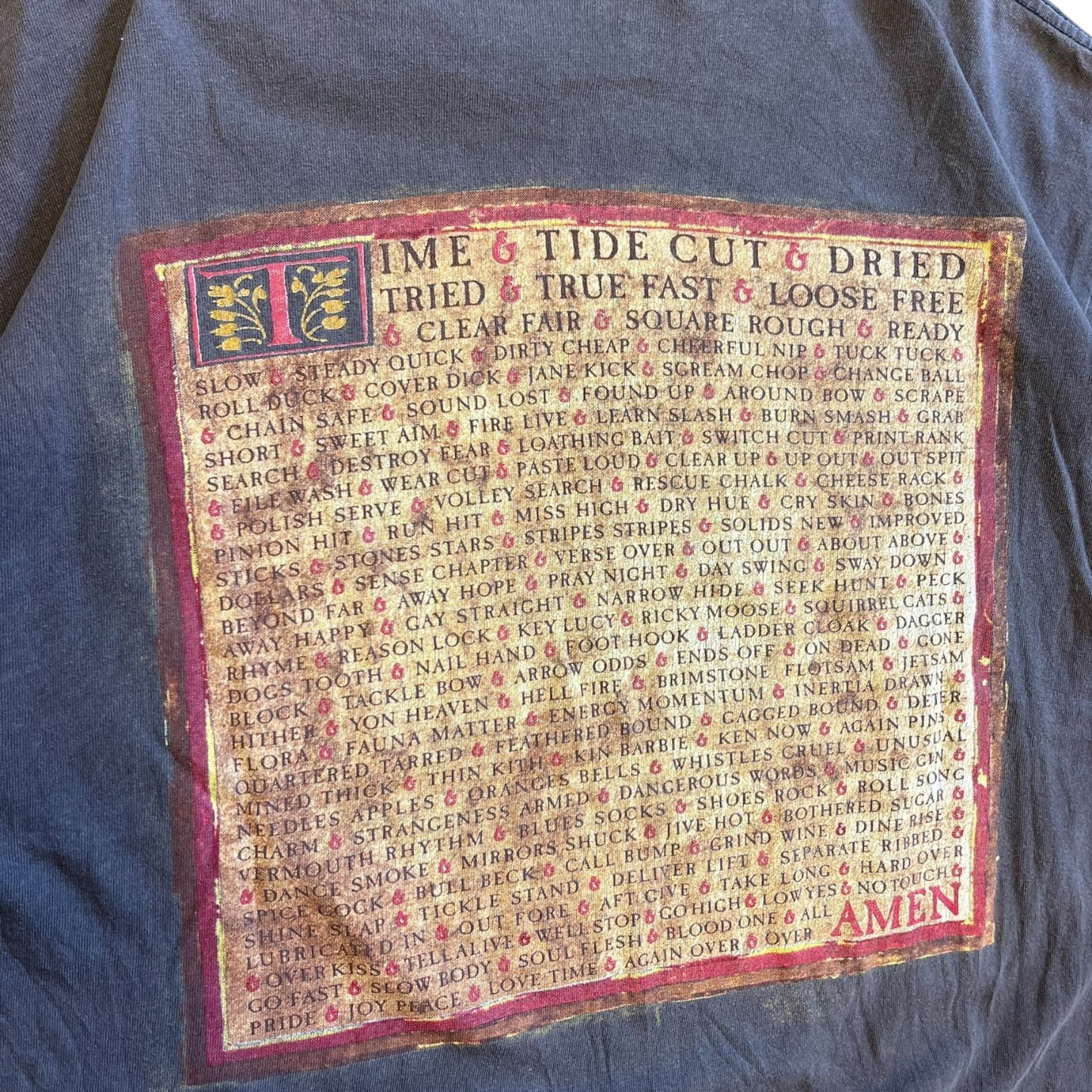 Vintage 1993 Rush Counterparts Tour T Shirt