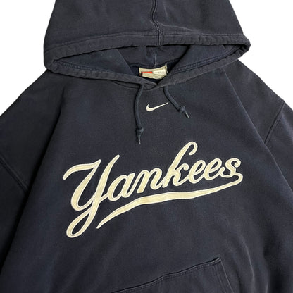 Y2K Nike Center Swoosh Yankees Hoodie