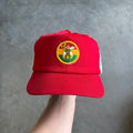 Vintage Shriners Red & White Mesh Trucker Hat