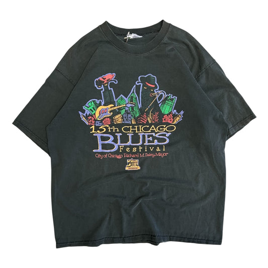 Vintage 15th Chicago Blues Festival Tee