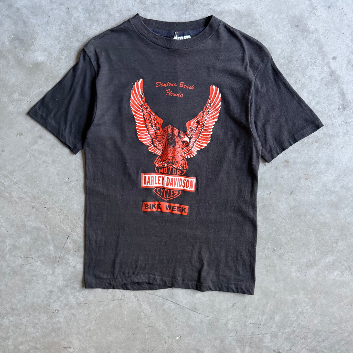 70s Hanes Daytona Beach Bike Week Harley Davidson Florida Tee