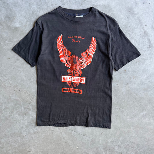 70s Hanes Daytona Beach Bike Week Harley Davidson Florida Tee
