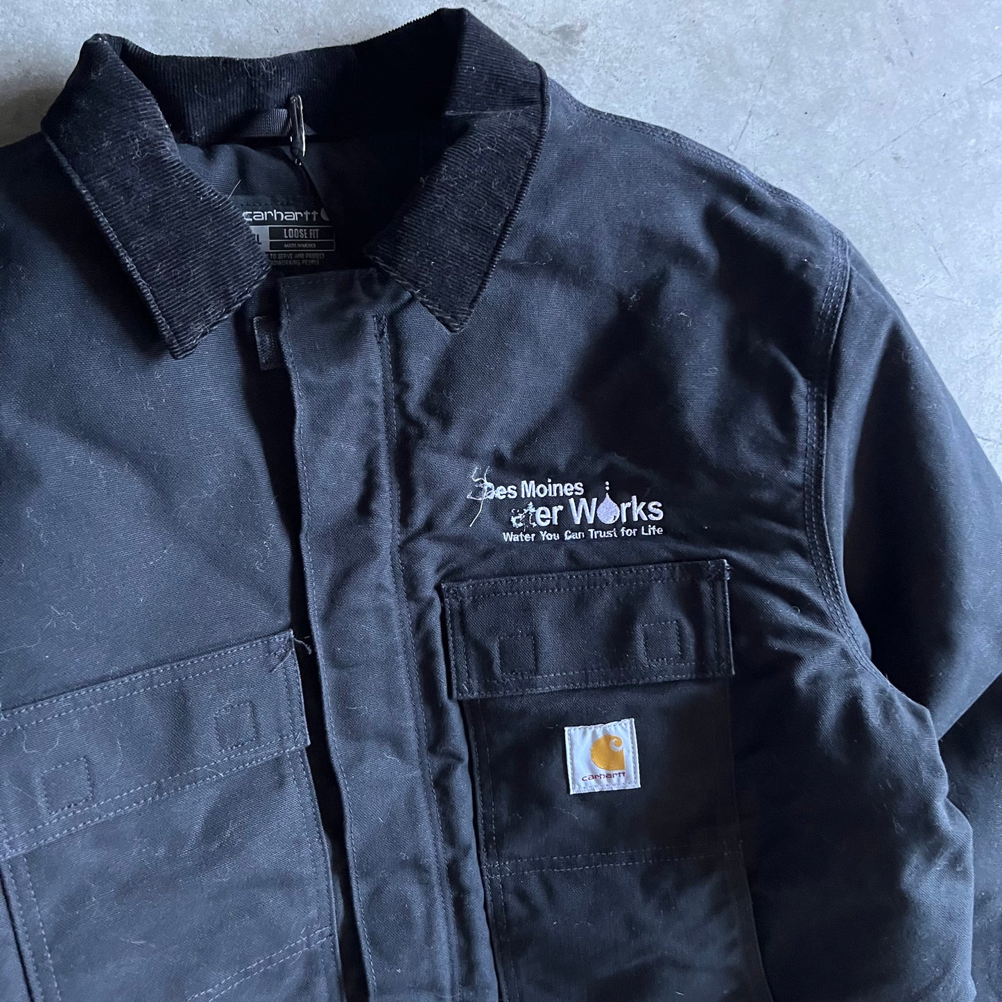 Carhartt ‘OC0003-M’ Traditional Arctic Coat Black