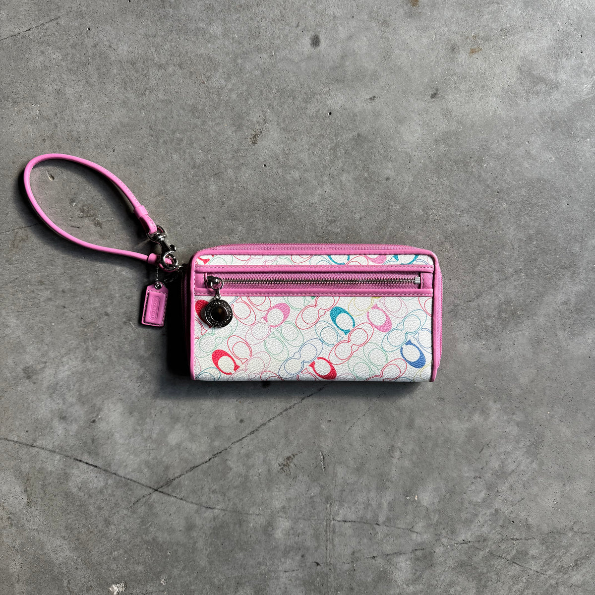 Coach Y2K Multicolor Wristlet