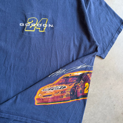 Vintage NASCAR Embroidered #24 Side Graphic T Shirt