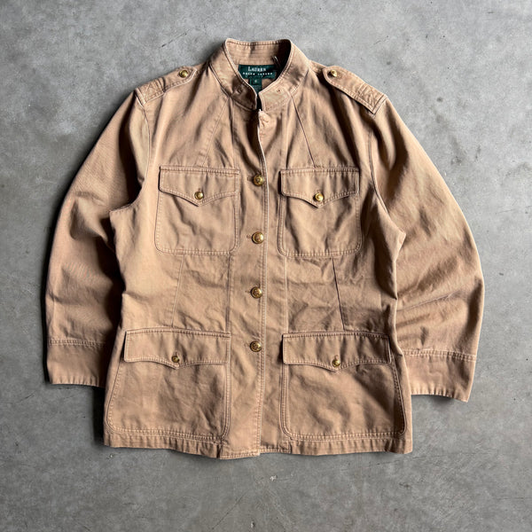 Women’s Ralph Lauren Military Utility Jacket Khaki Brown