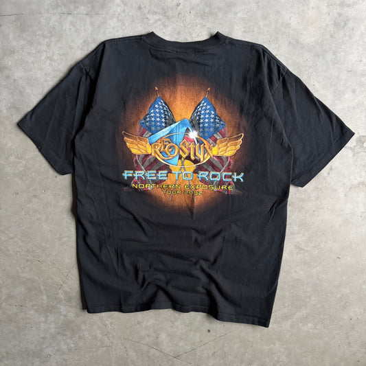 Y2K REO Speedwagon & Styx Free To Rock Tour T Shirt