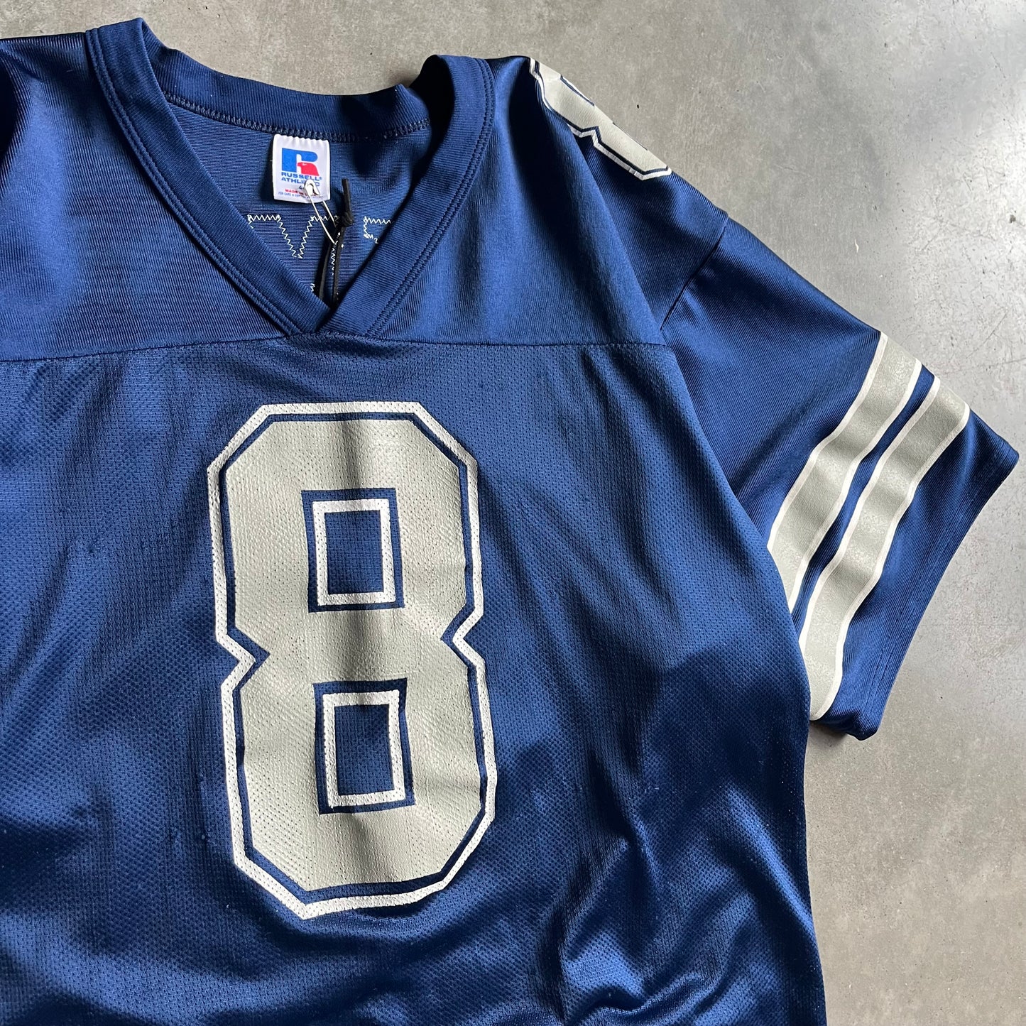 Vintage Russell NFL Troy Aikman Cowboys #8 Jersey
