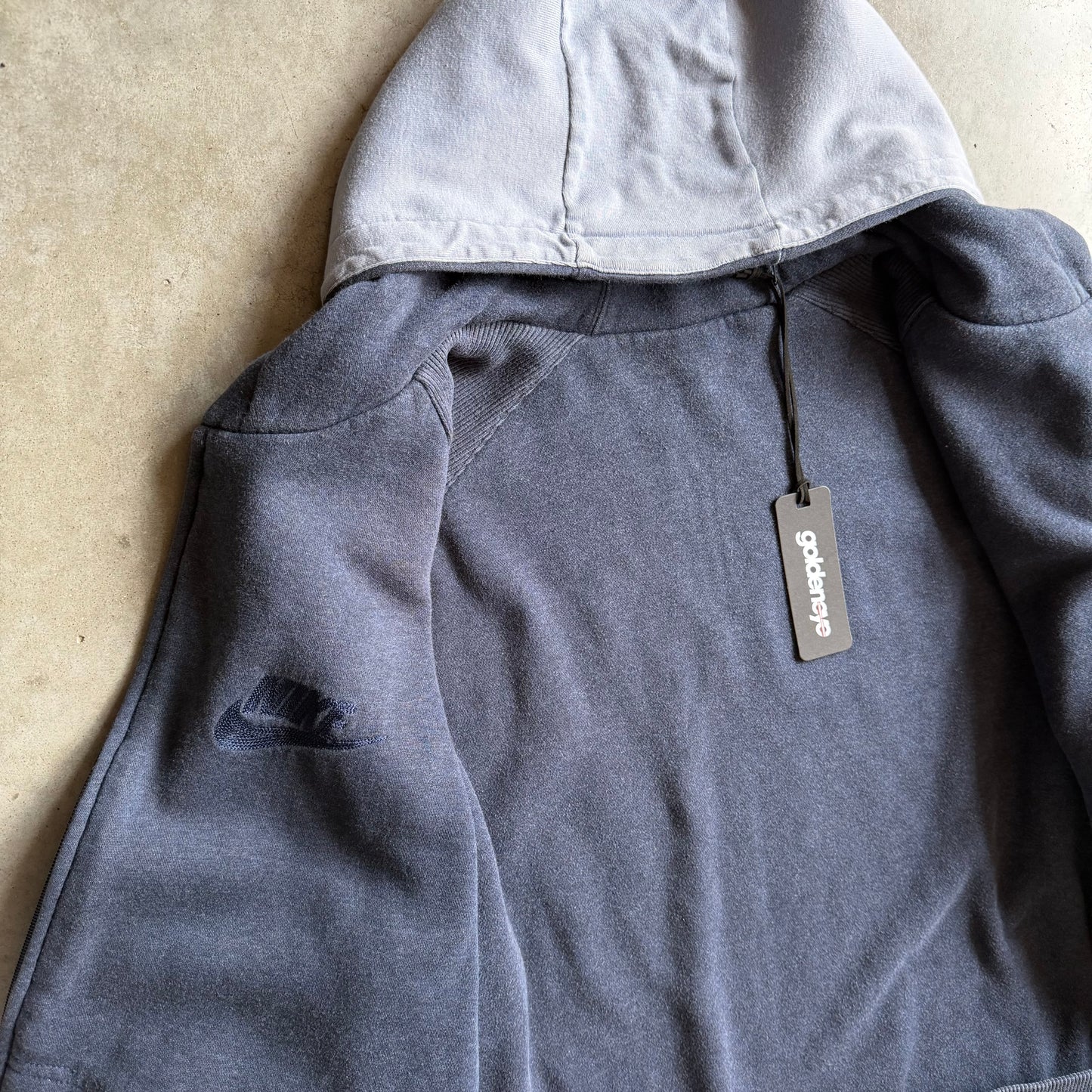 Vintage Nike Reversible Blue Zip-Up Jacket