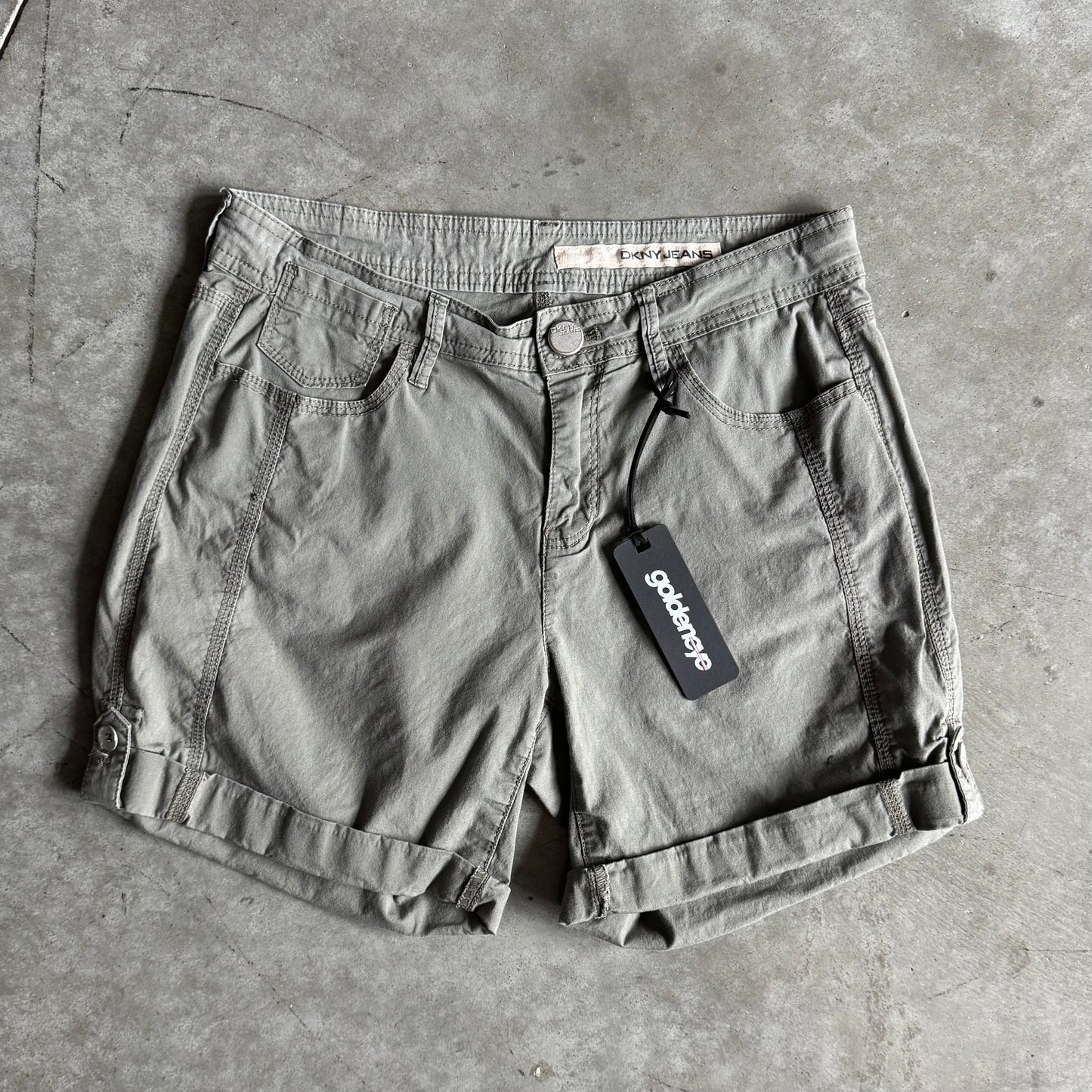 Women’s Y2K DYNK Green Utility Shorts