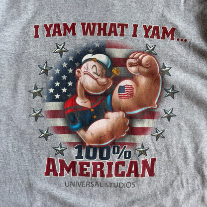 Y2K Popeye The Sailor “I Yam What I Yam” American Tee