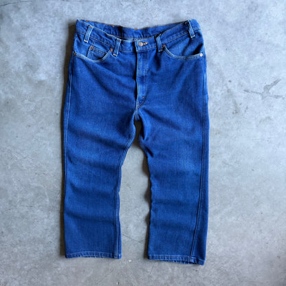 Vintage Orange Tab Levi 517 Dark Denim Jeans