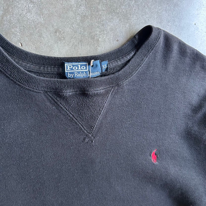 Vintage Polo RL Faded Black Sweatshirt