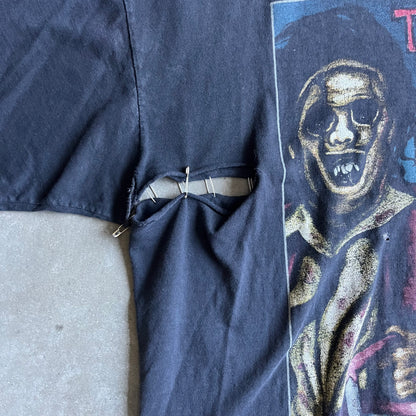Vintage Thrashed Safety Pin Repair Texas Chainsaw Massacre Tee