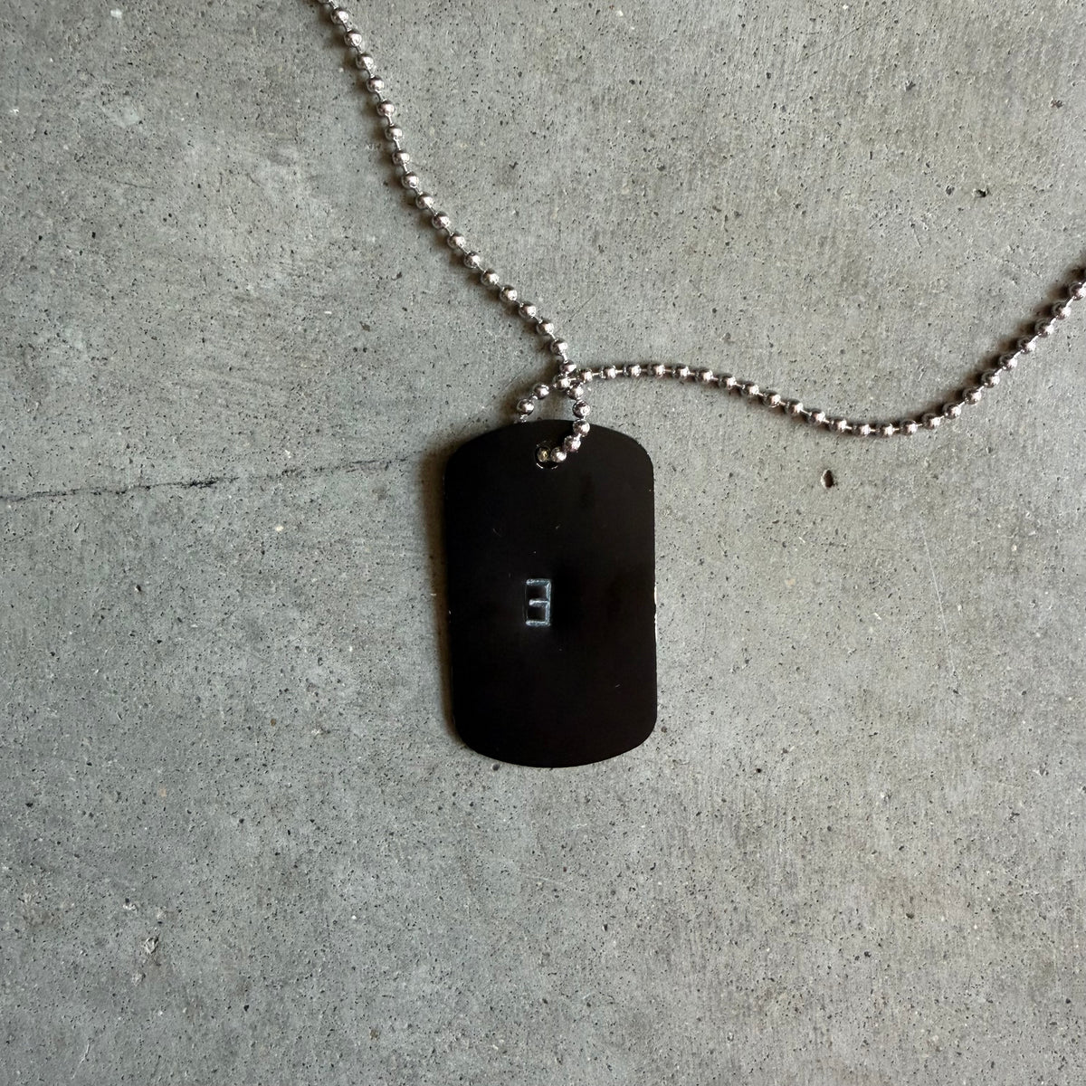 eforenything - E Dog Tag (Black)