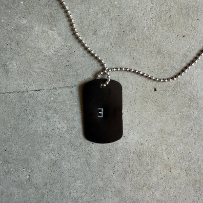 eforenything - E Dog Tag (Black)