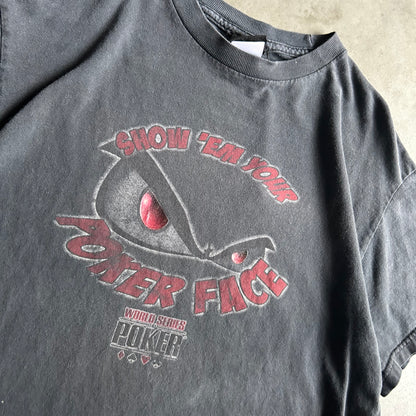 Y2K Smoked Out World Series Of Poker ‘Show ‘Em Your Poker Face’ Tee