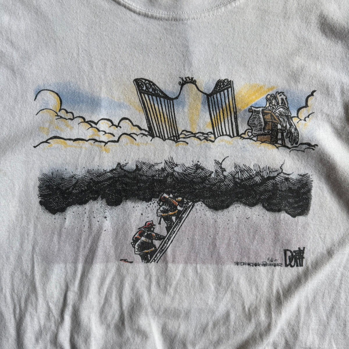 Vintage Firemen’s Stairway To Heaven 9/11 Tee