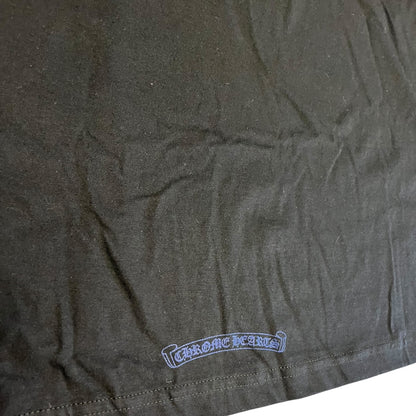 Chrome Hearts Spell Out Longsleeve Pocket Tee BLK/Blue
