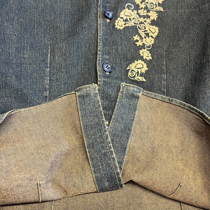 Tornado Mart Embroidered Denim Jacket