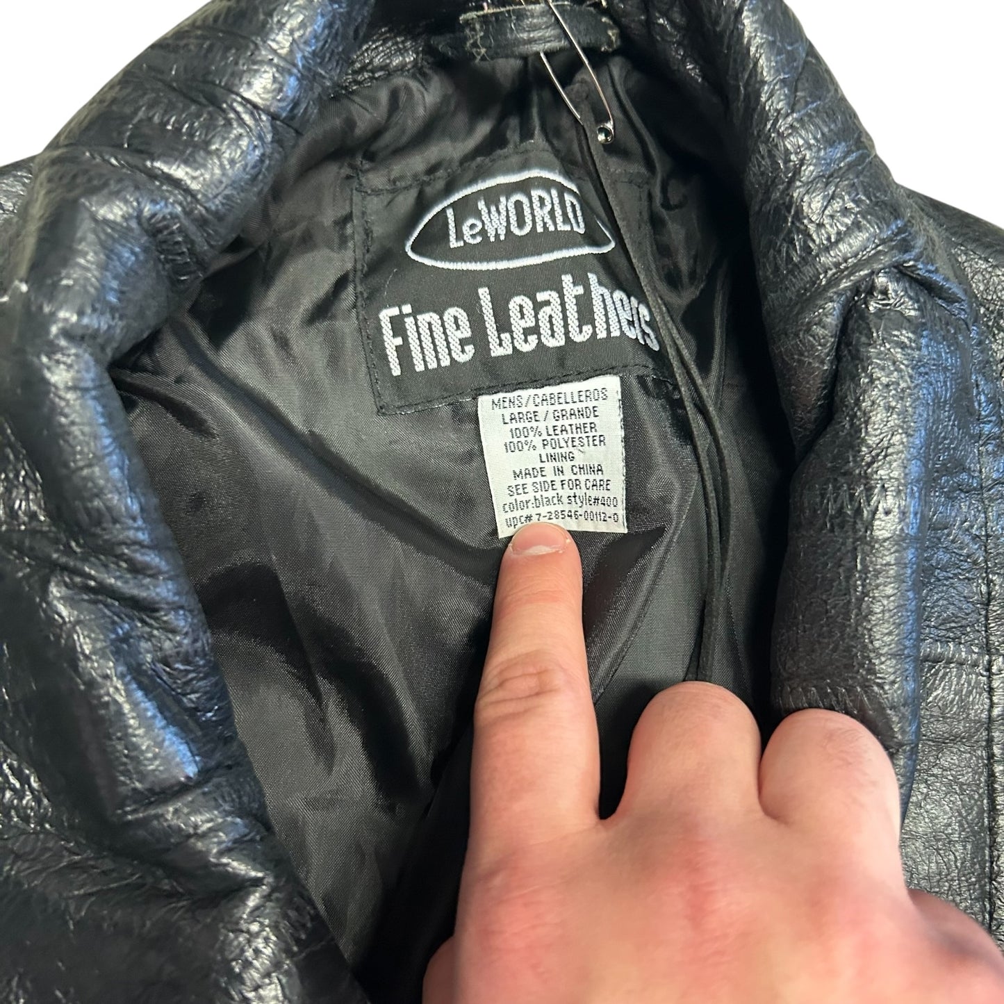 Vintage LeWorld Leather Jacket
