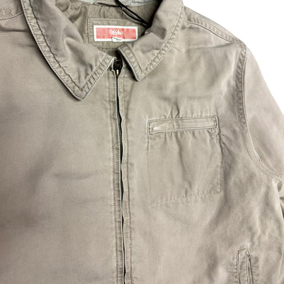 Y2K Mossimo Khaki Quilt Lined Work Jacket