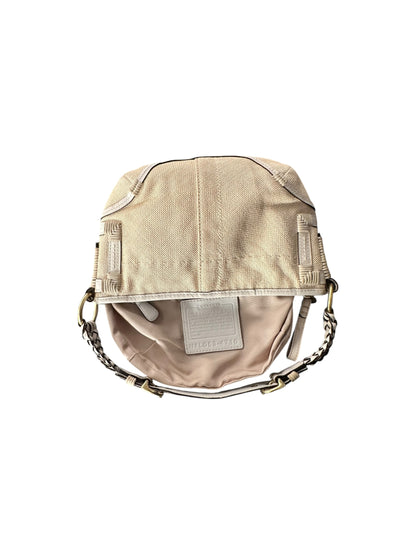 Coach Rattan Basket Hobo With Braided Handle