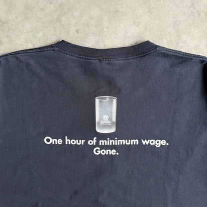 Vintage Jägermeister ‘One Hour Of Minimum Wage. Gone.’ T Shirt