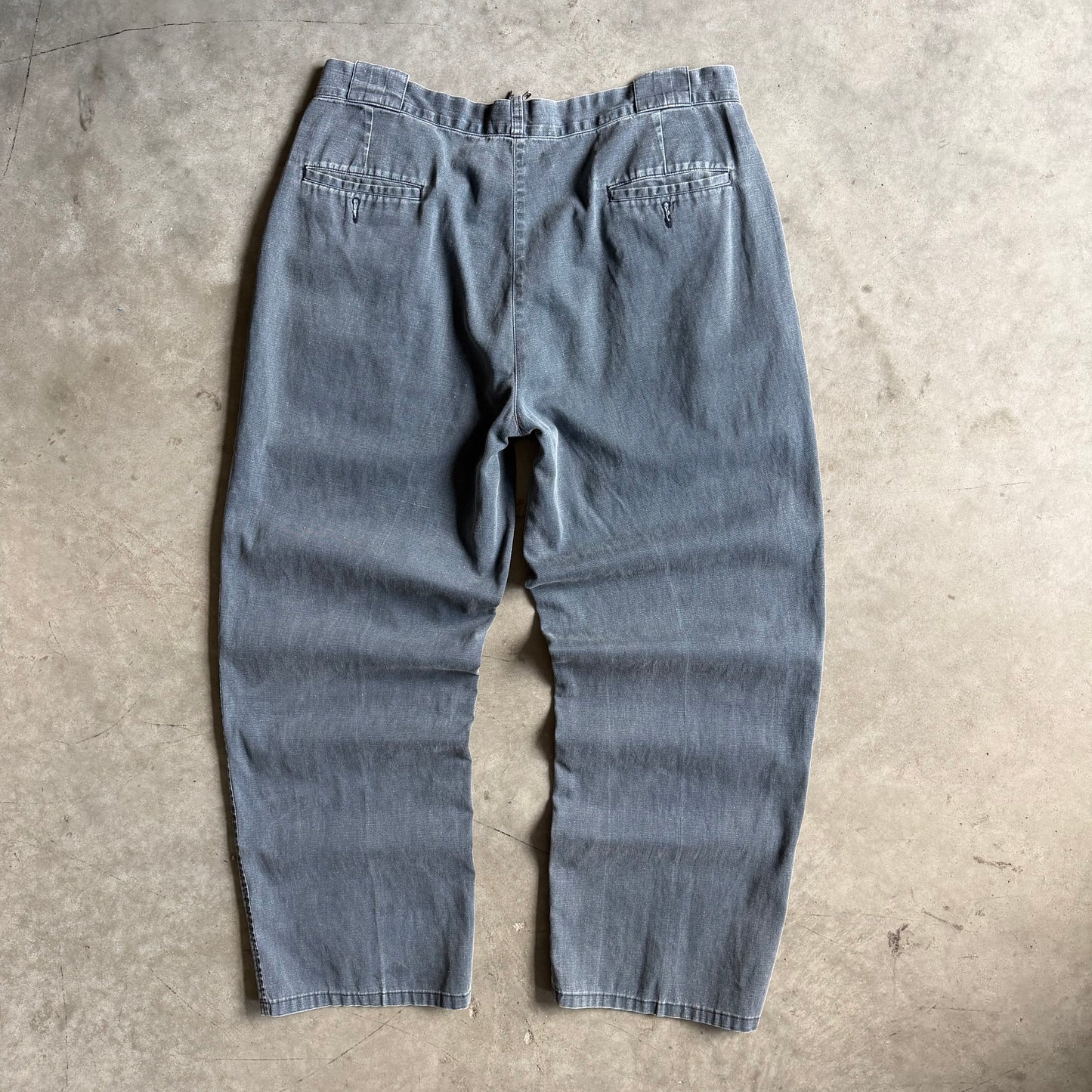 Vintage Polo Ralph Lauren Plaid Waistband Pleated Trousers