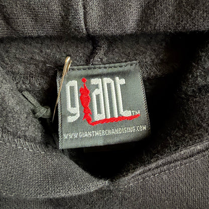 Vintage 2001 Giant Korn Glow In The Dark Skull Logo Hoodie