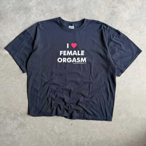 Y2K I Heart Female Orgasm Text Tee