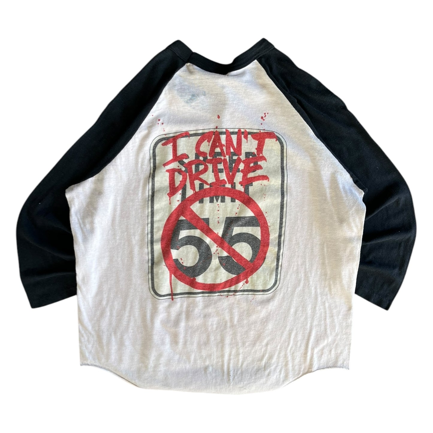 Vintage Sammy Hagar I Can’t Drive 55 Raglan Shirt