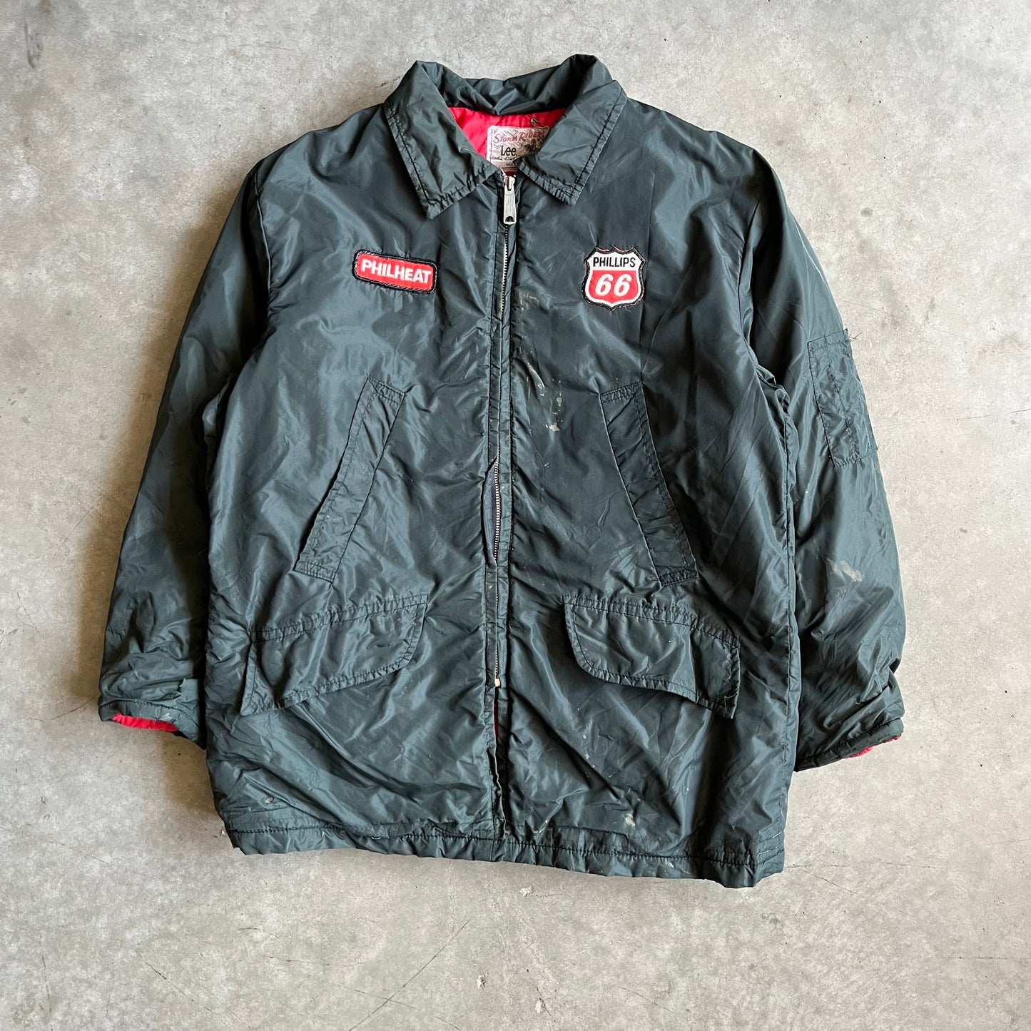 Vintage Lee Phillips 66 Storm Rider Nylon Jacket