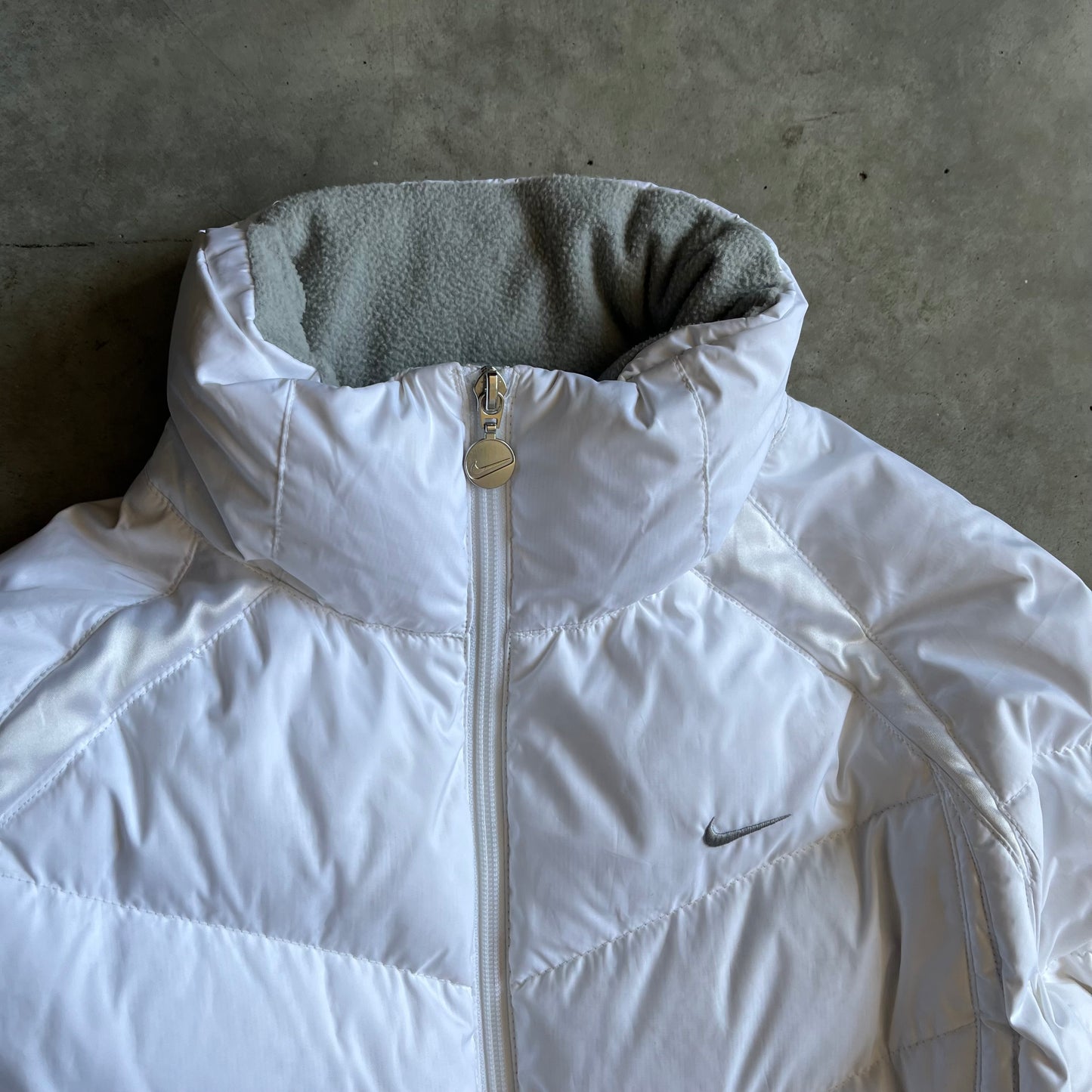 Y2K Women’s White Nike Puffer Jacket