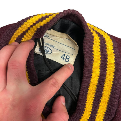 Vintage 1976 Lincoln Railsplitters Varsity Jacket