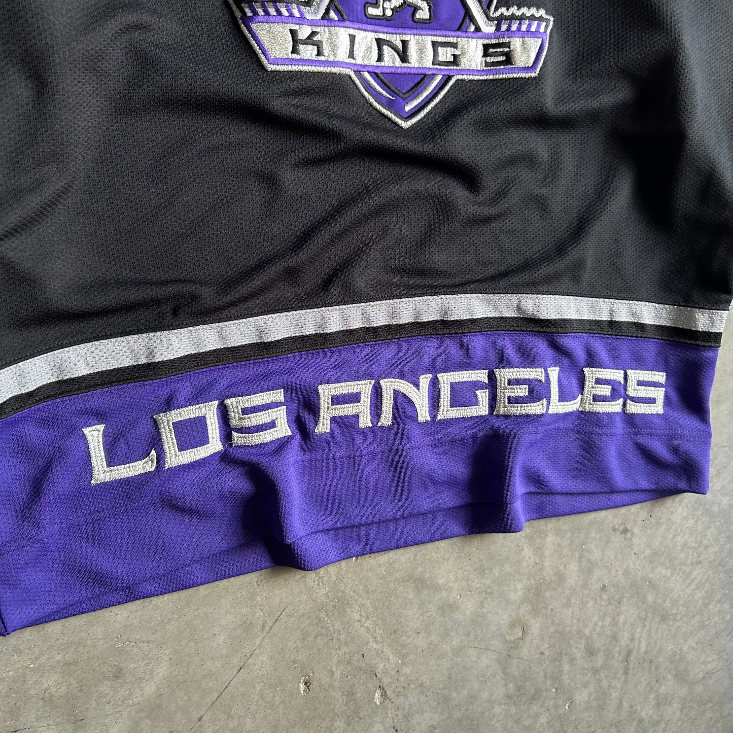 Vintage Starter LA Kings Purple Hockey Jersey