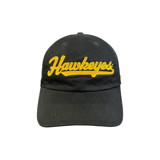 Y2K Nike Iowa Hawkeyes Chainstitch Script Dad Hat