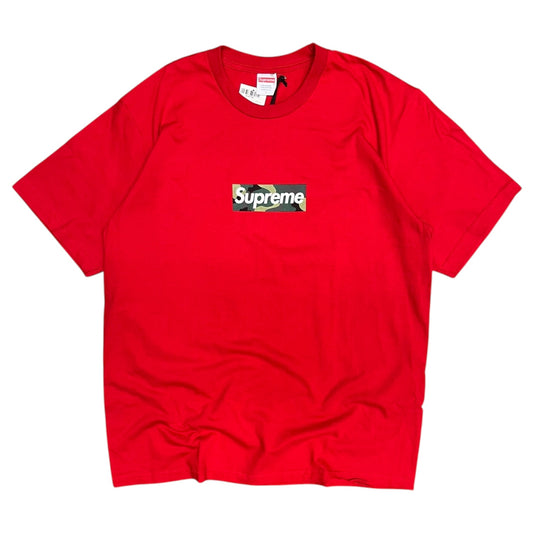 Supreme Camo Box Logo Tee (Red)