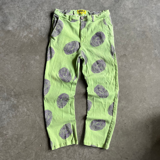 Golf Wang ID Chino Pants Fingerprints Green