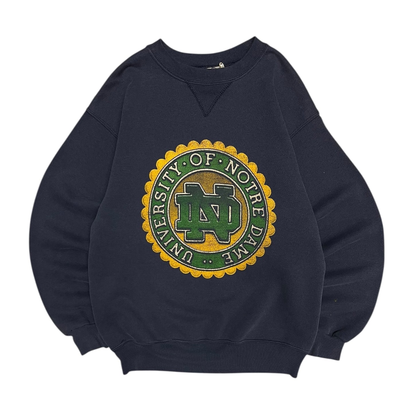 Vintage University Of Notre Dame Logo Sweatshirt