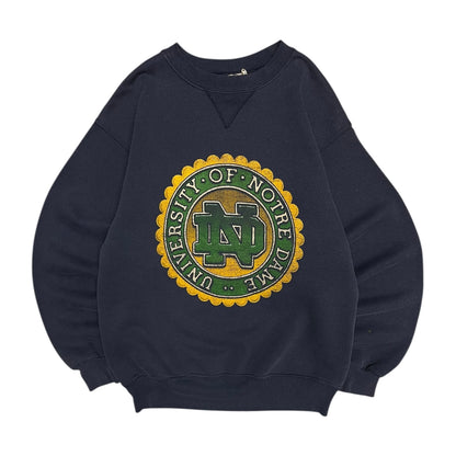 Vintage University Of Notre Dame Logo Sweatshirt
