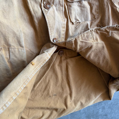 Vintage 60s Western Field Canvas Hunters Jacket