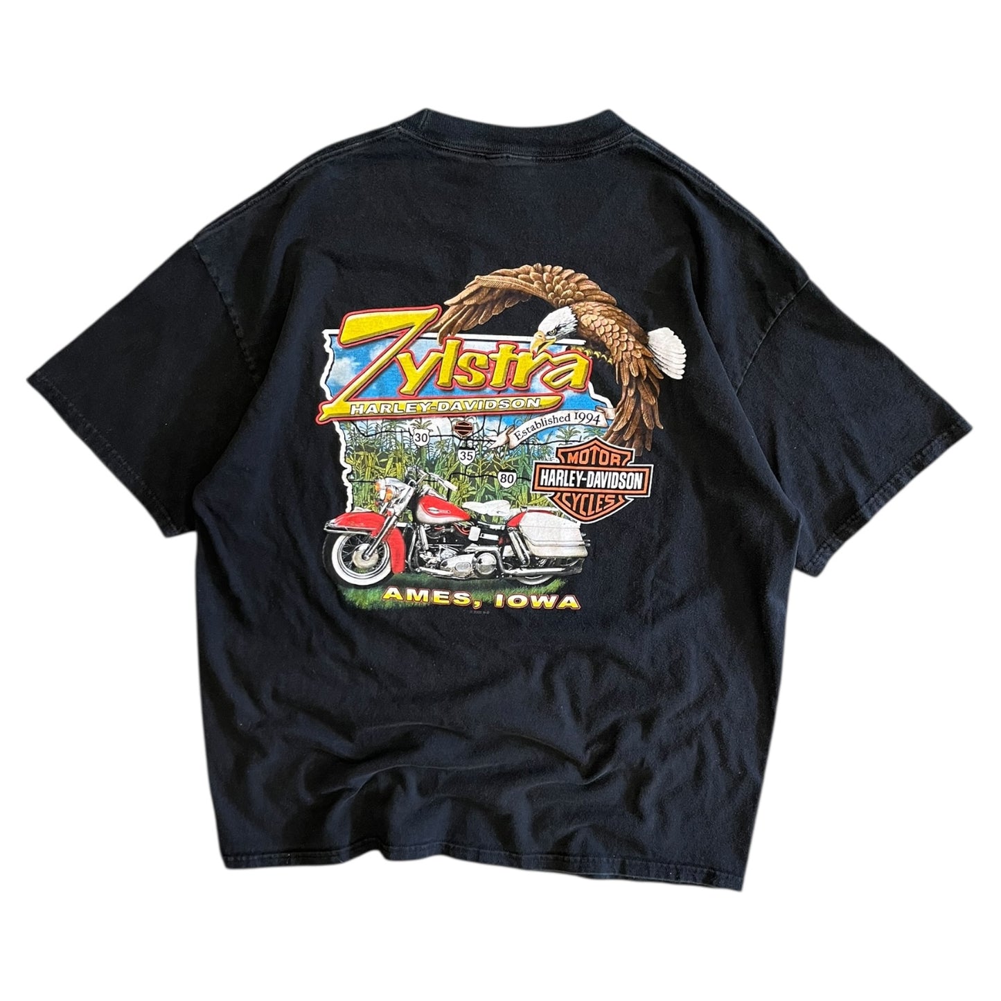 Harley Davidson Bike Shadow Emblem Zylstra Tee