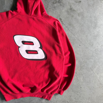 Y2K NASCAR Dale Earnhardt Jr #8 Red Hoodie