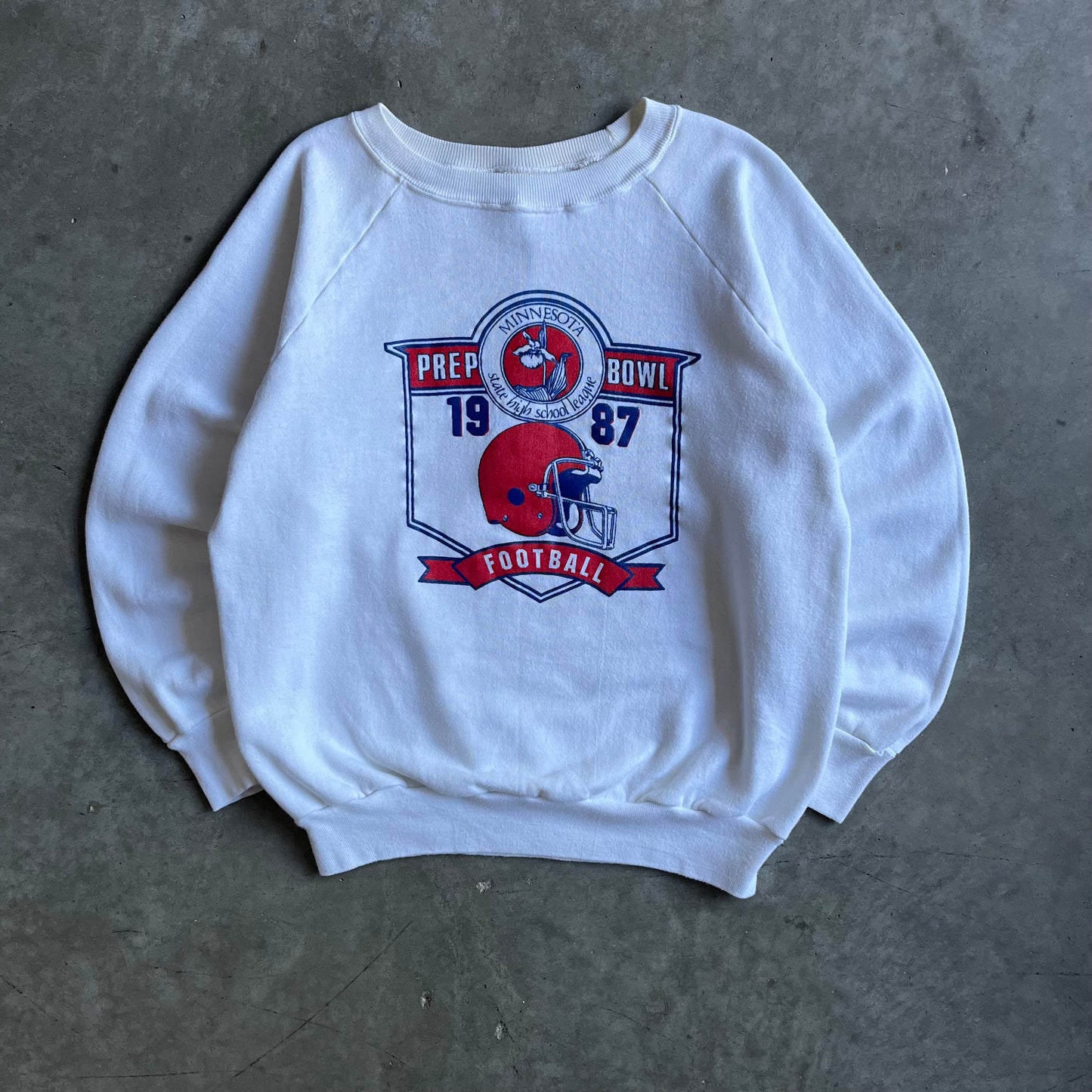 Vintage Champion Minnesota ‘87 Prep Bowl Raglan Sweatshirt