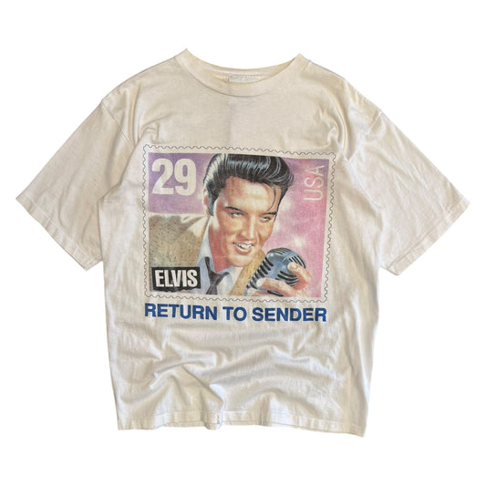 Vintage Elvis Return To Sender Stamp Tee