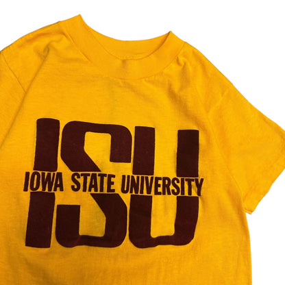 Vintage Iowa State Cyclones Velour Spell Out Tee