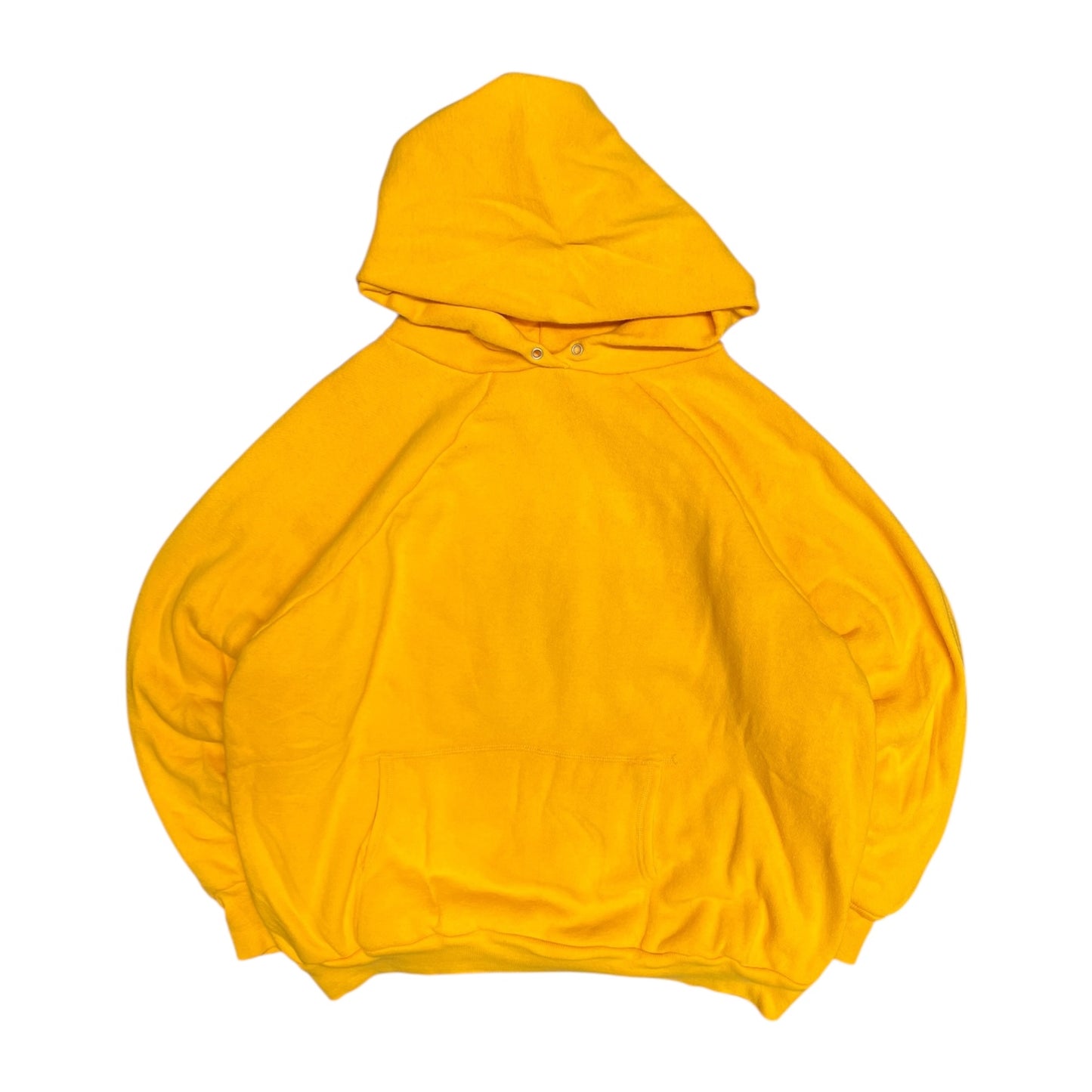 1970’s Thermal Lined Yellow Hooded Sweatshirt