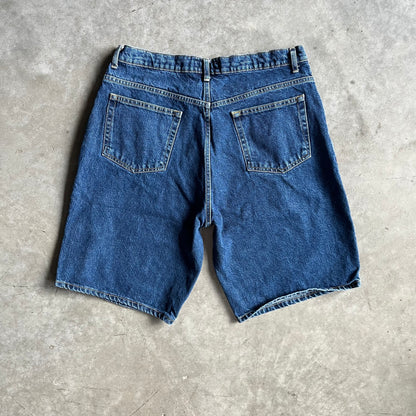 Y2K Fuckin Awesome Triple Logo Embroidered Jorts